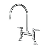 Novanta Bridge Mixer Tap - Chrome