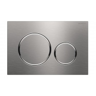 Geberit Brushed Stainless Steel Round Sigma 20 Flush Plate