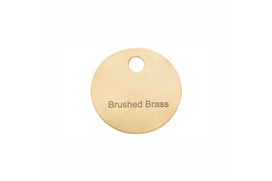 Brass Sample - Brushed Brass (PVD)