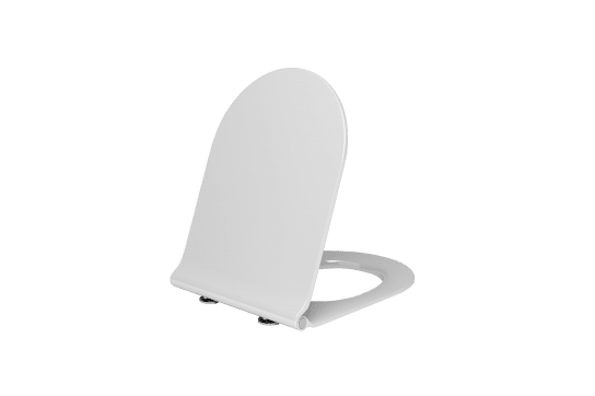 Plano Slim Soft Closing Quick Release Toilet Seat with Straight Fixing